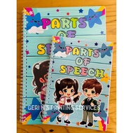 Parts of Speech Book for Kids Reading Practice For Kids Children