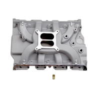 Satin Aluminum Dual Plane Intake Manifold For Ford FE 360 390 406 410 427 428