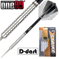 (SALE) ONE80 STEEL TIP DARTS - 20G HD TUNGSTEN DART STRIKE 01 (20G)