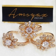 Cincin Bunga Suasa 18k