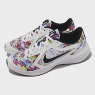 Nike 慢跑鞋 Downshifter 10 Fable GS 大童鞋 女鞋 白 花卉 運動鞋 CT5256-100