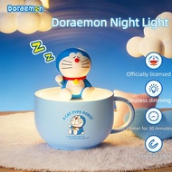Genuine Doraemon Night Light Stepless Dimming Bedroom Bedside Sleeping Atmosphere Light Decoration U