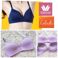 Luludi BRA by WACOAL WITHOUT WIRE K62 LBF8202 SIZE 32,34,36,38,40 A/B/C/D WIRELESS NO WIRE MEDIUM FO