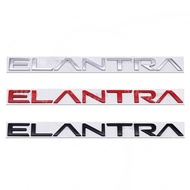 ELANTRA Logo All Metal Iconic Sticker Rear Bumper Logo For Hyundai Elantra