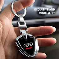 Car Styling 3D Metal Key Rings Car Logo Fashion Keychain For Audi A4 B5 B6 B7 8P 8V 8L A5 C7 4F A8 Q