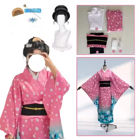 Anime Koyuki Cosplay Costume Japanese Kimono Uniform Suit for Women Halloween Carnival Party Rolepla