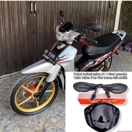 Yamaha f1zr fizr visor package plus plain black x1 mirror, universal acrylic motorcycle accessories