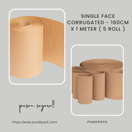SINGLE FACE CORRUGATED - 160CM X 1 METER ( 5 ROLL )