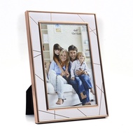 [NEW] White & Rose Gold Metal Photo Frame | Local Stock | 4R, 5R, 6R & 8R