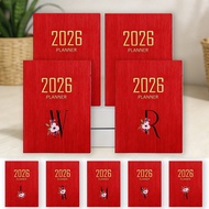 A7 Soft Leather Planner Notebook Student Notebook School Supplies Journal A7 Writing Notepad