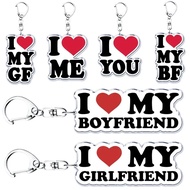 Simple I Love Me You Letter Keychain My Fictional Boyfriend Awesome Keychains Girlfriend Hot