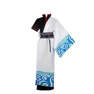Sakata Gintoki Cosplay Costumes, Anime Gintama Kimono Suit Full Set Halloween Outfits for Men