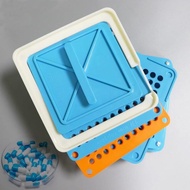 MESIN Manual Capsule Powder Filler 100 Hole Capsule Filling Machine