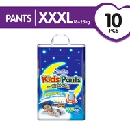 (BEST NIGHT DIAPER) WJS MamyPoko Kids Pants For Night Time Boy Girls XXXL10 18-35kg Pants Diapers Un