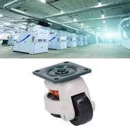 concon Workbench Caster  51mm Height Adjustable Leveling with Rubber Base and Nylon Wheel for Equipm