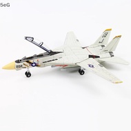 1:72 F-14 Tomcat Fighter Jet Model White Black ABS Plastic 10.24inch Detailed