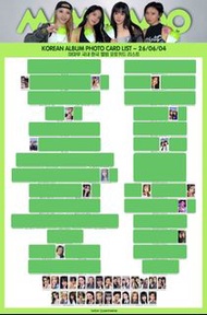 借圖換卡post MAMAMOO 金容仙 頌樂 Solar 文星伊 Moonbyul 丁輝人 Wheein 安惠真 華莎 Hwasa BTOB 李旼赫 Lee Min Hyuk Huta Red Ve