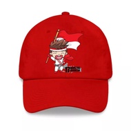 CHILDREN'S HATS FOR AUGUST 17TH INDONESIAN INDEPENDENCE DAY, BOYS' AND GIRLS' BASEBALL HATS