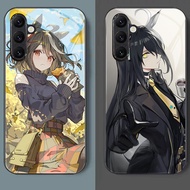 Uma Musume 08 Glass Phone Case For Samsung Galaxy A55 A54 A35 A36 A14 A53 A15 A34 A25 A06 A05 A05S A