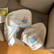 [momo's gift nook] Cute Cat Hair Drying Cap Female Absorbent Quick-Drying Hair Towel Student Shampoo