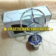 MESIN STAR LOGO ENGINE HOOD W202 W210 W203 W211 PREMIUM MERCEDES BENZ EMBLEM/