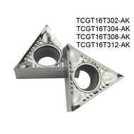 TCGT110202/04/08 AK TCGT160402/04/08 AK cnc lathe machine cutter carbide inserts turning cutting tool blade for aluminum/copper/wood