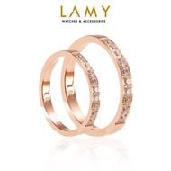 Nhẫn cặp đôi LAMY Semi Eternity Ring 0818RG