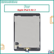 Dgh 100% ทดสอบแล้ว9.7 "LCD สำหรับ Apple iPad 6 Air 2 A1567 A1566เปลี่ยนชิ้นส่วนจอสัมผัสแอลซีดีของเคร