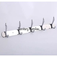 Kapstok Stainles - Gantungan Baju 5 Kait Stainles - Kapstok Stainles - Hanger Baju