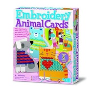 Educational Toys 4M EMBRIOIDERY ANIMAL CARDS ORIGINAL