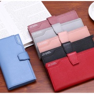 Women's Long Wallet Plain Color Various Colors (E-251)
