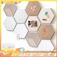 Hexagon for Wall Cork Boards 10 Pack Cork Bulletin Board Tiles with 50 Pins, Pin Board for & Home De