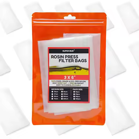 Premium Nylon Rosin Press Filter Bags Heat Pressing Tea Filter Bags 2"x 4" 3''x6'' 2.5x4.5'' All Mic