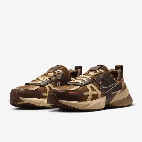 Nike Official V2K Run Men's Retro Durable Breathable Dad Shoes HQ3445-222