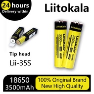 Liitokala Lii-35S 18650 3500mAh Rechargeable Li-lon Protected battery 3.7V Tip head
