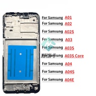 For Samsung A01 A02 A02S A03 A03S A04 A04E A04S Front Housing Chassis Plate LCD Display Bezel