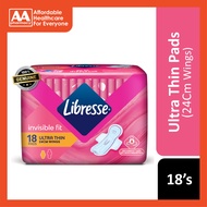 Libresse Ultra Thin 24cm Wings 18's