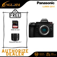 Panasonic Lumix G9 II Mirrorless Camera (FREE 9mm f/1.7 ASPH Lens)