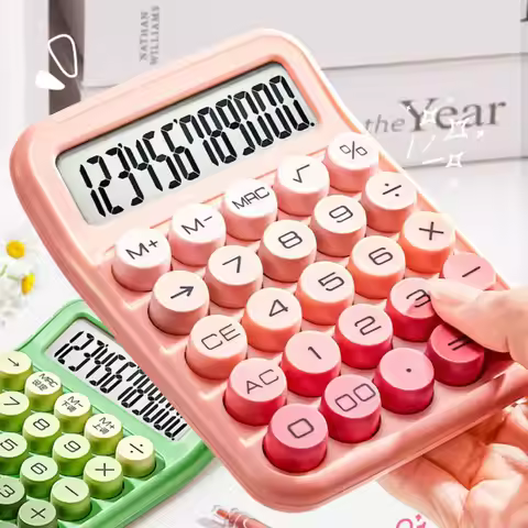 Gradient Color 12 Digit Calculator 12 Digit Large Display Accounting Calculator Ergonomic Keys Scien