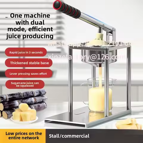 Customizable 1pcs Orange Juice Extraction Kitchen Fruit Shop Stainless Steel Manual Juicer Commercia