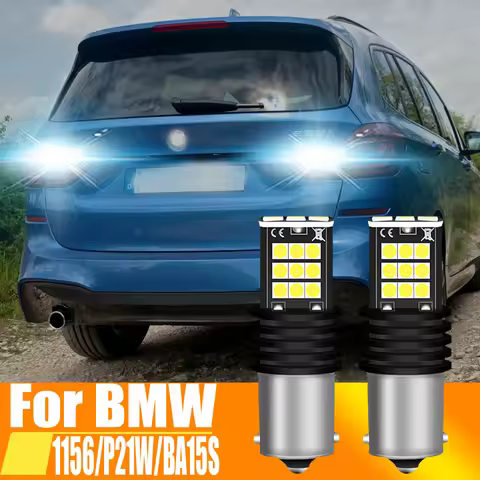 2x P21W BA15S 7506 LED Reverse Light Lamp Canbus For BMW E63 E64 X1 E84 F48 X2 F39 X3 E83 X4 F26 X5 