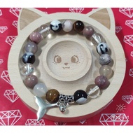 Gelang manik kristal, batu akik & jade ( + freegift)
