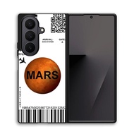 Samsung Galaxy Z Fold 7 6 5 4 3 SE Mars Flight Ticket Case Cover