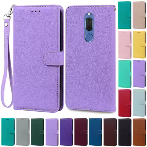For Huawei Mate 10 Lite Case Huawei Nova 2i Cover Leather Wallet Case For Huawei RNE-L21 L22 RNE-L01