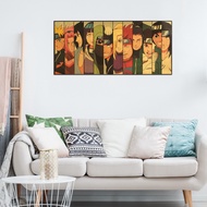 Poster Kertas Kraft Wallpaper Desain Anime Naruto God of Itachi