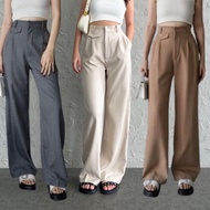 ORO PANTS Jumbo - Loose Pants Trouser Wanita - High Waist Pants - Culottes Wanita - Work Pants