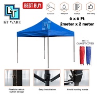KT 2x2m 6ft x 6ft folding canopy tent / kanopi bazar pasar malam bazaar payung umbrella payung lipat