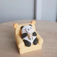 Decorative Supplies Car Interior Car Diffuser Stone Decoration Cute Ornaments Panda Center Console B