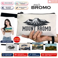 Bromo Pouch | Bromo Travel Souvenir Wallet | Cosmetic & Pencil Case | 24x14 cm DTP