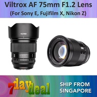 Viltrox AF 75mm F/1.2 Pro APS-C Lens (E FE / X / Z Mount F1.2)